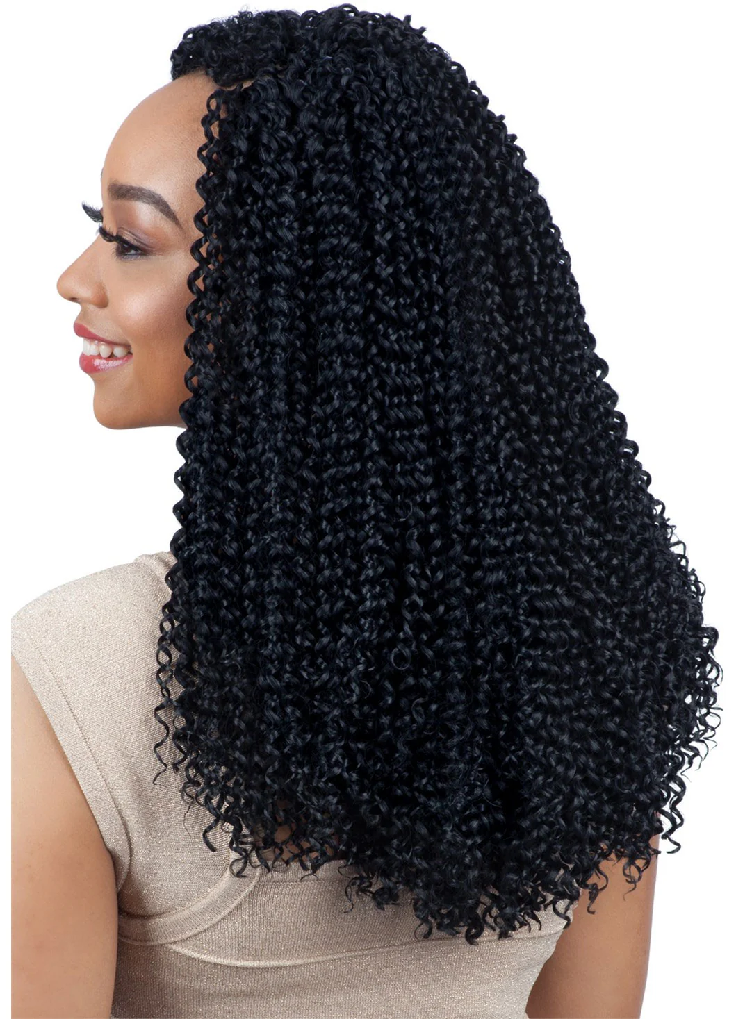 Model Model Glance Braid 3X BOHEMIAN SOUL CURL 14 Inch - Image 3