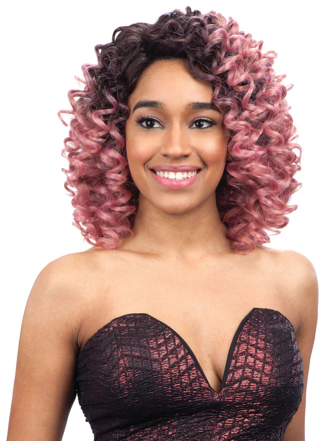 Model Model Lace Front Wig Deep Invisible Part FANCY CURL
