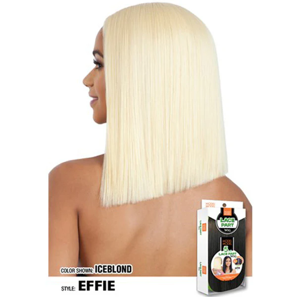 Model Model 5 Inch Center Deep Lace Part Wig - EFFIE - Image 6