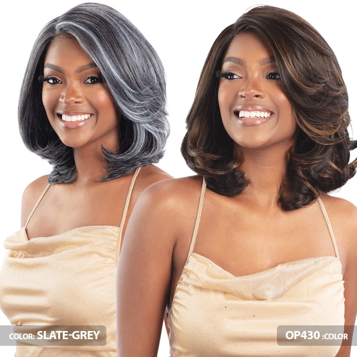 Model Model Bestie Glueless 5" Deep Lace Part Wig - IVAN - Image 4