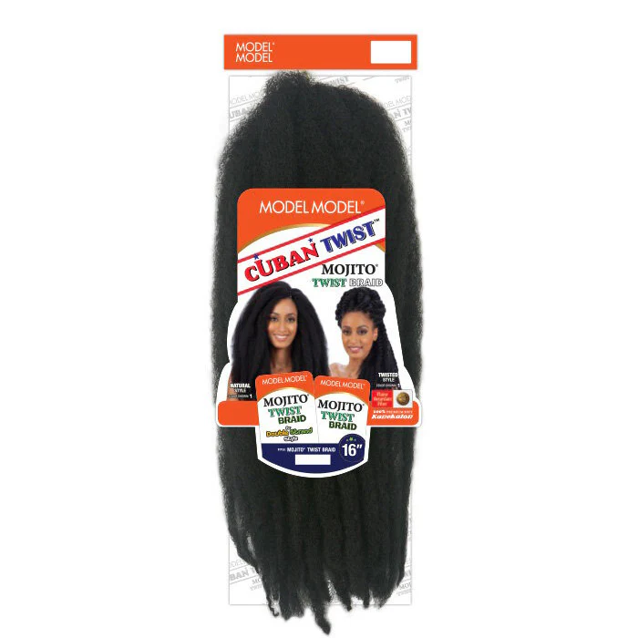 Model Model Cuban Twist Crochet Braids - MOJITO TWIST BRAID 16/24" - Image 9