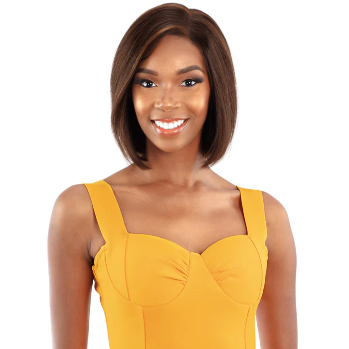 Model Model Dream Weaver 100% Human Hair Glueless 5" HD Lace Part Wig - STRAIGHT BOB 10"