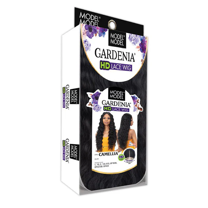 Model Model Gardenia 5" Deep HD Lace Part Wig - CAMELLIA - Image 6