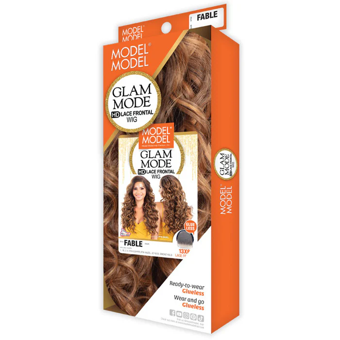 Model Model Glam Mode Glueless 13x6 HD Lace Front Wig - FABLE - Image 5