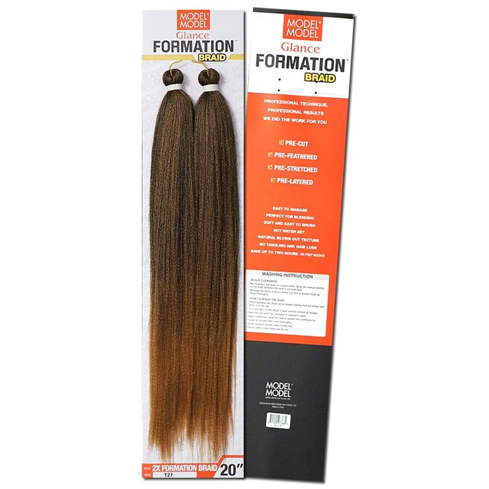 Model Model Glance Crochet Braids - 2X FORMATION 20" - Image 2