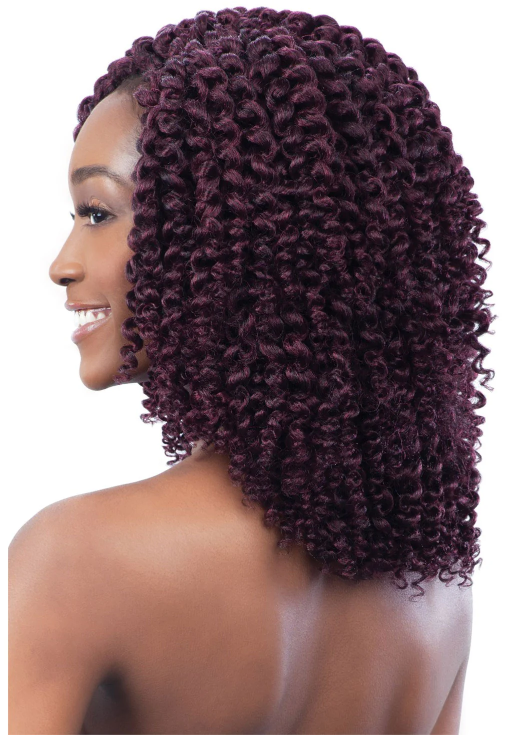 Model Model Glance Crochet Braids - 2X SPIRAL WAND CURL - Image 2