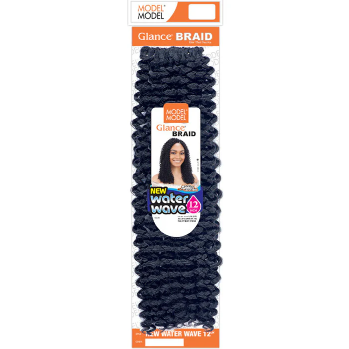 Model Model Glance Crochet Braids - NEW WATER WAVE 12" - Image 3