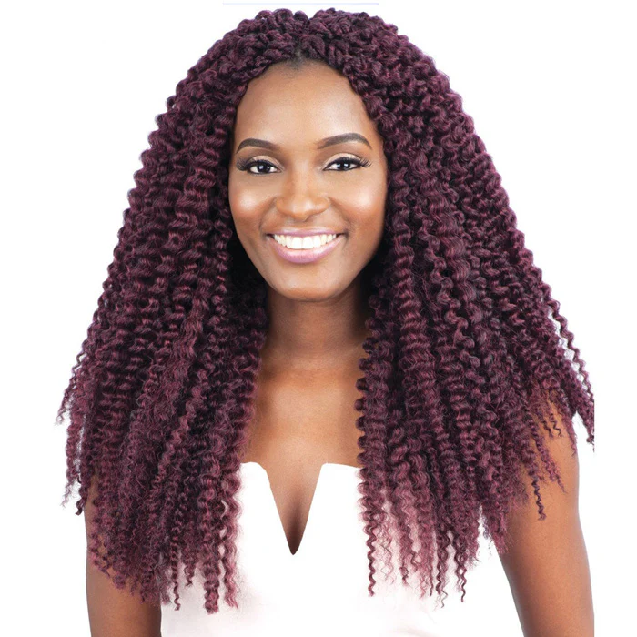 Model Model Glance Pre-Looped Crochet Braids 3 Strand - PIXEL 18" - Image 2