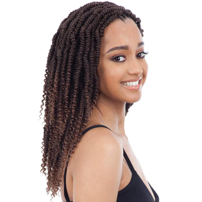 Model Model Glance Pre-Looped Crochet Braid - 2X LARGE BOMB TWIST 12" - Image 2