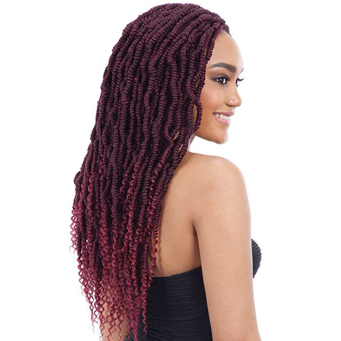 Model Model Glance Pre-Looped Crochet Braid - 2X LARGE BOMB TWIST 18" - Image 2