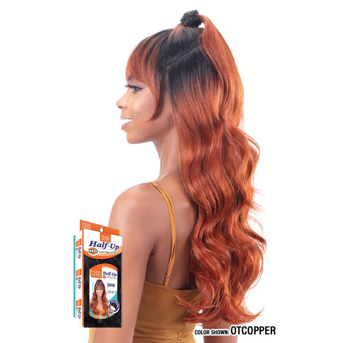 Model Model Half-Up HD Lace Front Wig - CUTIE - Image 2