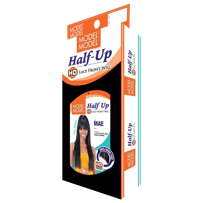 Model Model Half-Up HD Lace Front Wig - MAE - Image 4