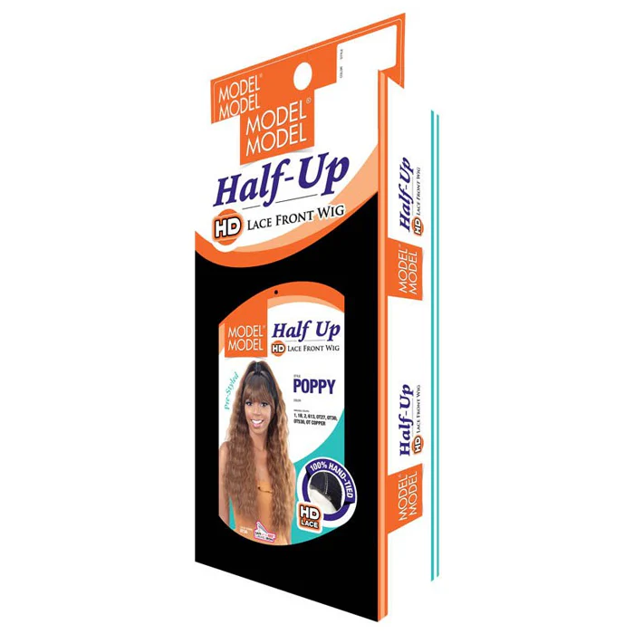Model Model Half-Up HD Lace Front Wig - POPPY - Image 5