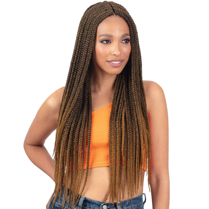 Model Model Klio HD Braided Lace Front Wig - LONG BOX BRAIDS