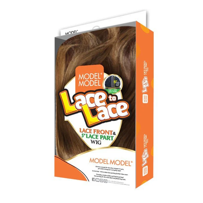 Model Model Lace to Lace 5" Deep Part Lace Front Wig - TRIPLE BARREL CURL 020 - Image 10