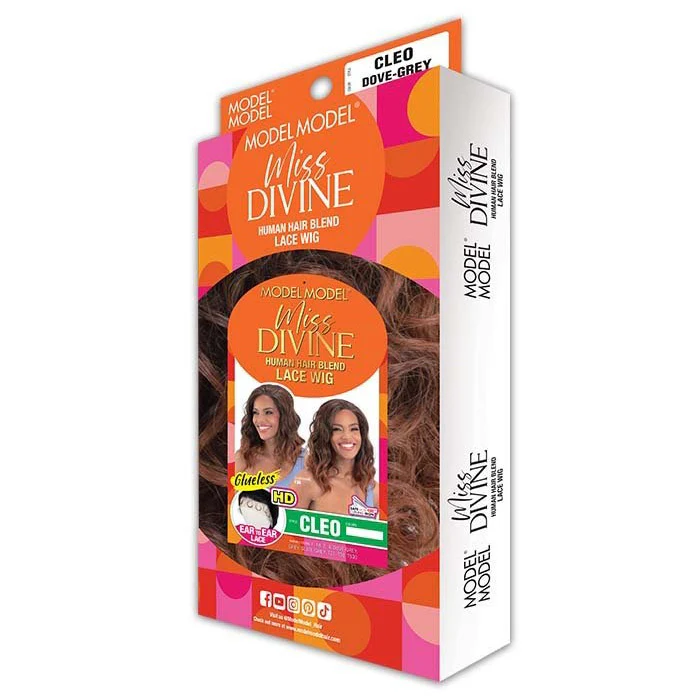 Model Model Miss Divine Glueless Human Hair Blend HD Lace Front Wig - CLEO - Image 4