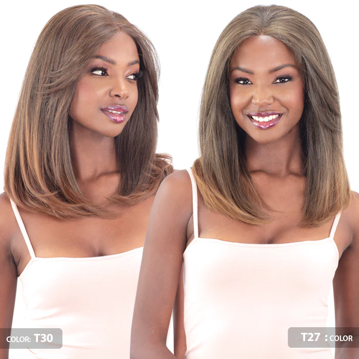 Model Model Miss Divine Glueless Human Hair Blend HD Lace Front Wig - ZOE - Image 2
