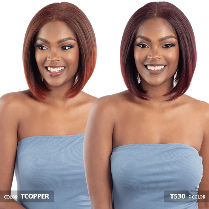 Model Model Miss Divine Human Hair Blend Glueless HD 5" Deep Part Lace Wig - GAIA - Image 2