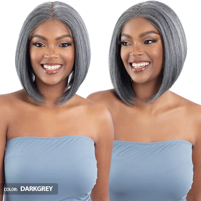 Model Model Miss Divine Human Hair Blend Glueless HD 5" Deep Part Lace Wig - GAIA - Image 4