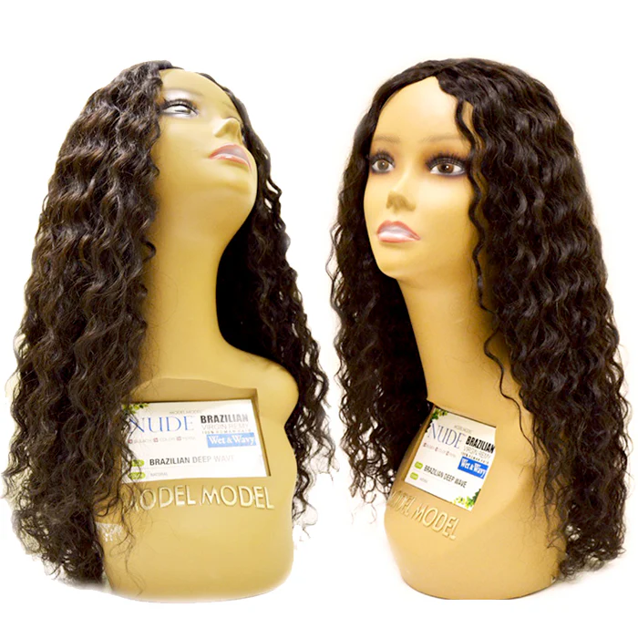 Model Model Nude Blue Virgin Remy 100% Human Hair Weaves - BRAZILIAN DEEP WAVE 12" - Image 3