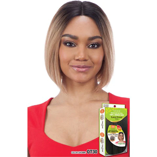 Model Model Nude Brazilian Natural Human Hair Premium Lace Front Wig - ORIGIN 303 - Image 2