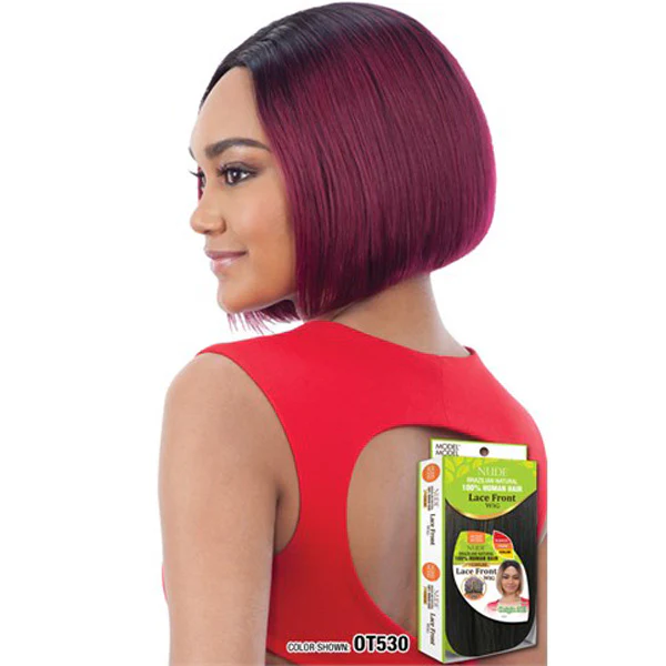 Model Model Nude Brazilian Natural Human Hair Premium Lace Front Wig - ORIGIN 303 - Image 3