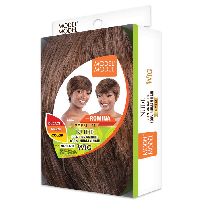 Model Model Nude Premium Brazilian Natural 100% Human Hair Full Wig - ROMINA - Image 5