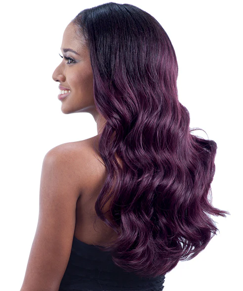 Model Model Oval Part Synthetic Hair Wig - BOUNCY WAVE - Image 2
