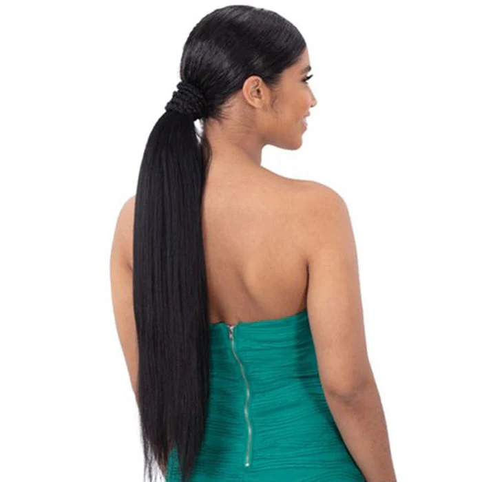 Model Model Pony Pro Quick Wrap - WEAVE PONYTAIL SMOOTH STRAIGHT - Image 2