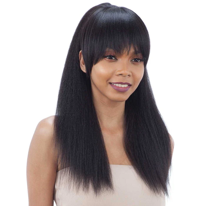 Model Model Ponytail And Blunt Bang YAKY STRAIGHT 2PCS - Image 4