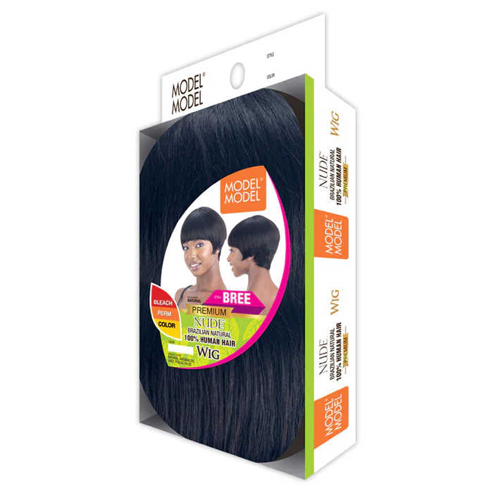 Model Model Premium Nude Brazilian Natural 100% Human Hair Full Wig - BREE - Image 5