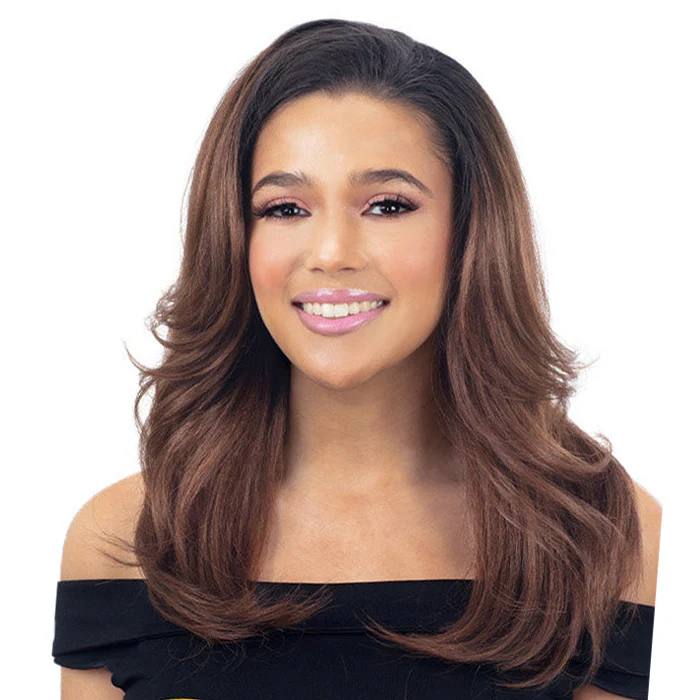 Model Model Switch Drawstring Full Cap 2 In 1 Half Wig - GOTCHA