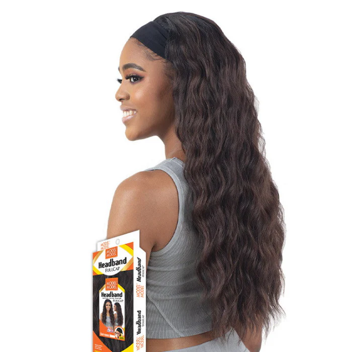 Model Model Headband Full Cap Wig - CHEYENNE - Image 2