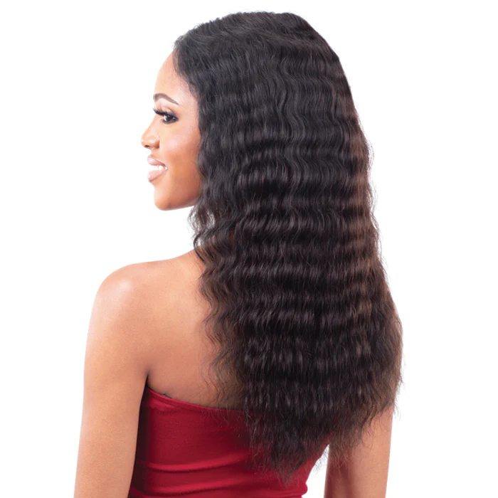 Model Model 100% Human Hair HD Lace Front Wig Haute - SOFT CRIMP CURL 22 - Image 2