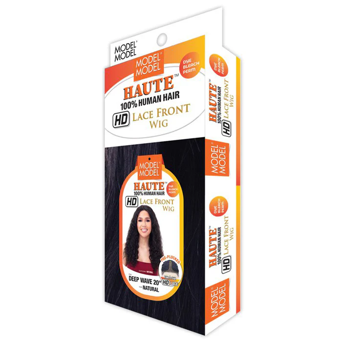 Model Model Haute 100% Human Hair HD Lace Front Wig - DEEP WAVE 20 - Image 3
