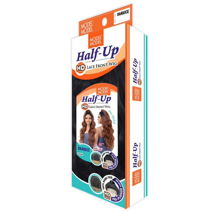 Model Model Synthetic HD Lace Front Half-Up Wig - SHANICE - Image 3