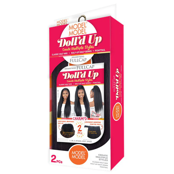 Model Model Doll'd Up Ponytail & Half Wig 2Pcs - CHARM'D - Image 4