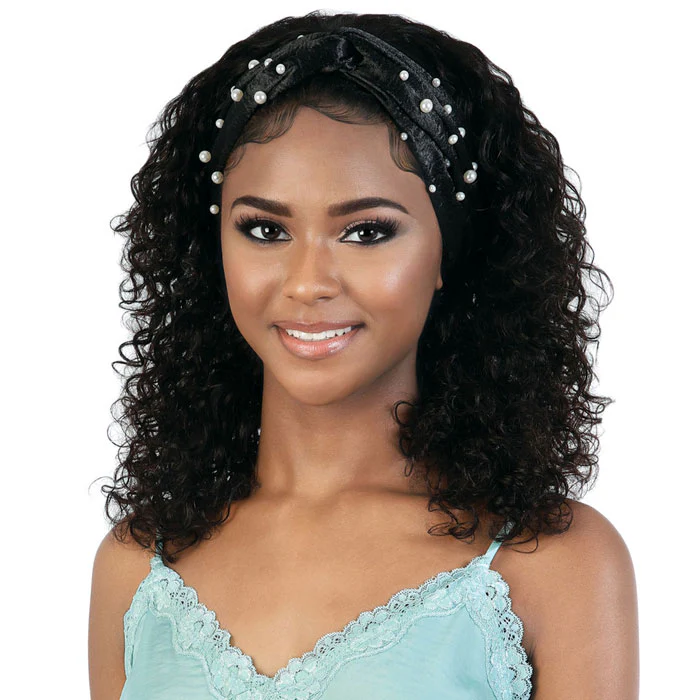 Motown Tress 100% Persian Virgin Remy Human Hair Headband Wig - HPR BAND88 - Image 2