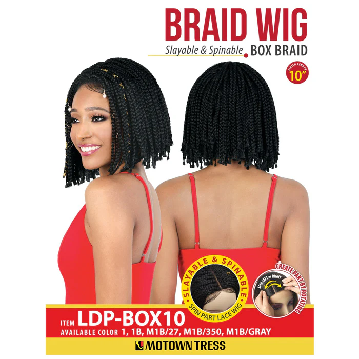 Motown Tress Box Braid Slayable & Spinable Part Lace Wig - LDP- BOX10 - Image 6