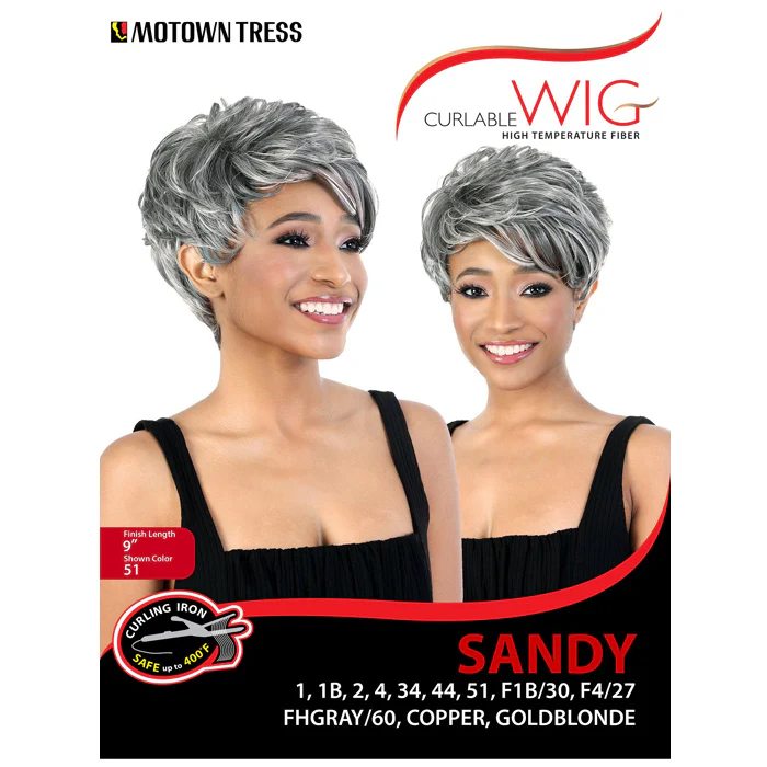 Motown Tress Curlable Wig - SANDY - Image 5
