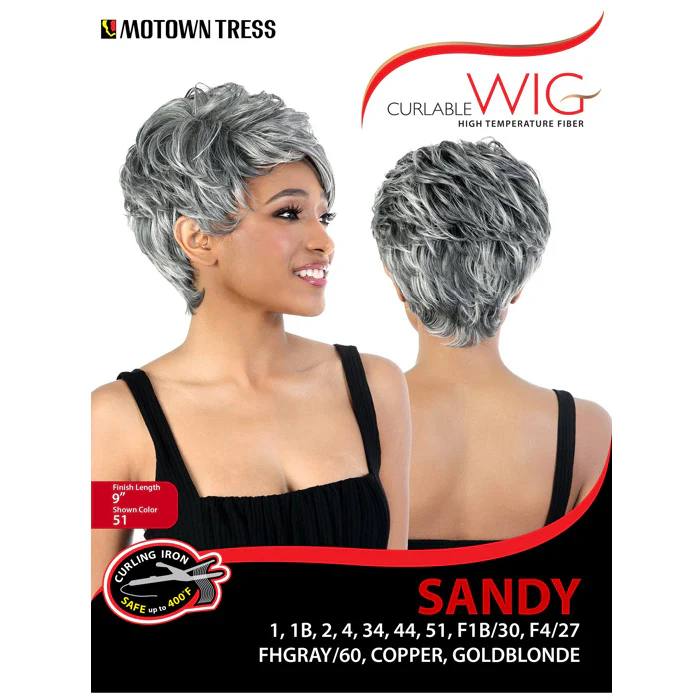 Motown Tress Curlable Wig - SANDY - Image 6