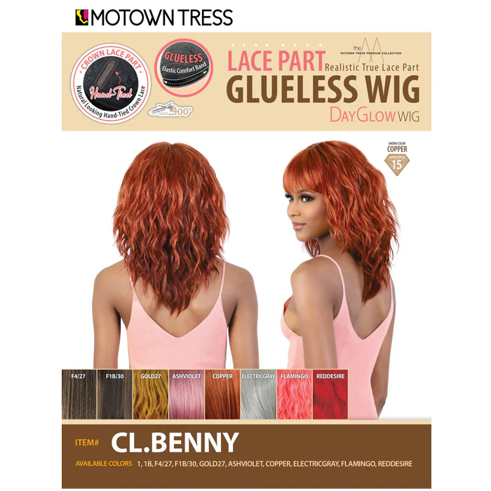 Motown Tress Day Glow Wig Glueless Lace Part Wig - CL.BENNY - Image 5