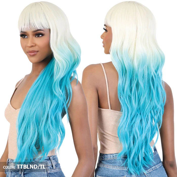 Motown Tress Day Glow Wig Glueless Lace Part Wig - CL.MILAN - Image 2