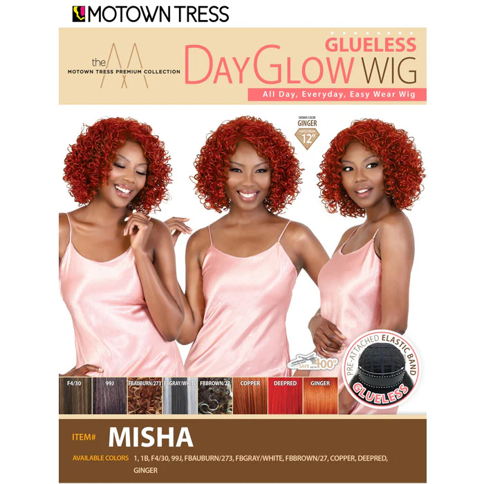 Motown Tress Day Glow Glueless Wig - MISHA - Image 5