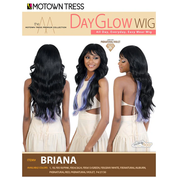 Motown Tress Day Glow Full Wig - BRIANA - Image 4
