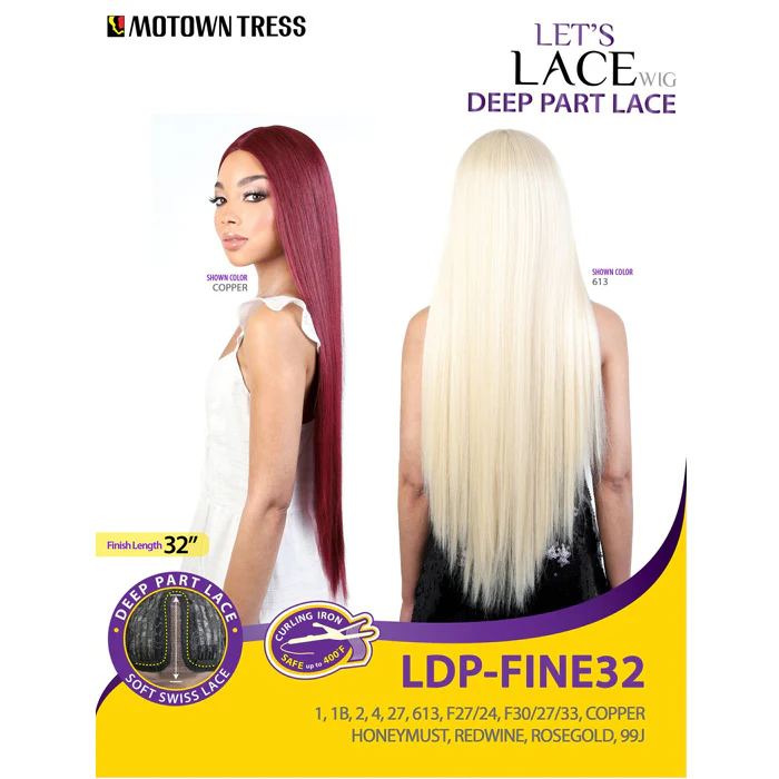 Motown Tress Deep Part Let's Lace Wig - LDP FINE32 - Image 4