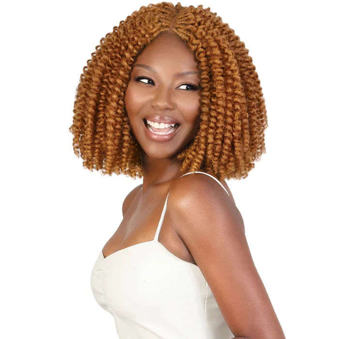 MOTOWN TRESS GLAM+AIRY GLUELESS PRE-STYLED QUICK & EASY CROCHET WIG 12 INCH - WHC.BH4A - Image 3