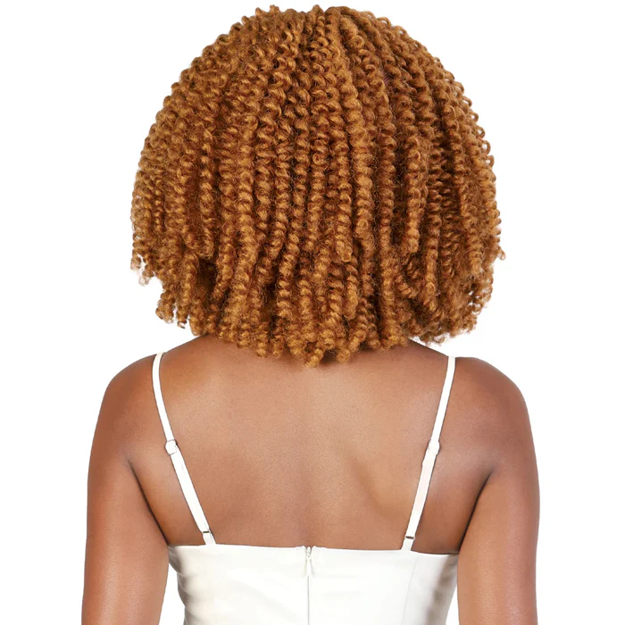 MOTOWN TRESS GLAM+AIRY GLUELESS PRE-STYLED QUICK & EASY CROCHET WIG 12 INCH - WHC.BH4A - Image 4