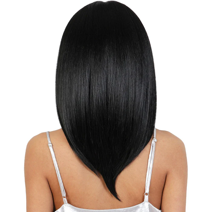 Motown Tress Glam Touch Human Hair Blend Glueless HD Deep Part Lace Wig - HBL FANCY - Image 5