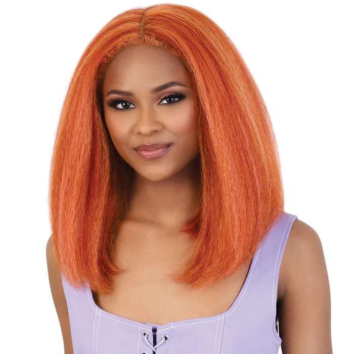 Motown Tress Glam Touch Lace Glueless Human Hair Blend HD 13x4 Lace Front Wig- HBL 134ZOA - Image 4